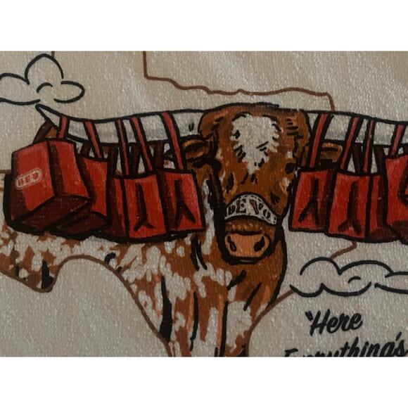 Rally Towels With HEB & Texas Longhorn Mascot Bevo Logo 2 New - Picture 6 of 6